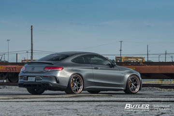 Edition 1 Mercedes C63s Coupe on custom Vossen S21-01 Wheels is anything but subtle