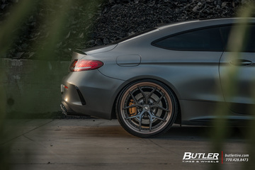 Edition 1 Mercedes C63s Coupe on custom Vossen S21-01 Wheels is anything but subtle