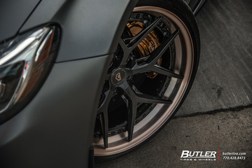 Edition 1 Mercedes C63s Coupe on custom Vossen S21-01 Wheels is anything but subtle