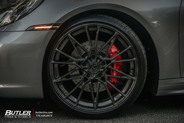 2020 Porsche 992 911 Carrera S with 22in AG Luxury AGL58 Wheels and Continental SportContact 6 Tires 2