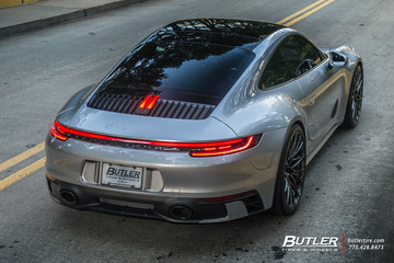 2020 Porsche 992 911 Carrera S with 22in AG Luxury AGL58 Wheels and Continental SportContact 6 Tires 2
