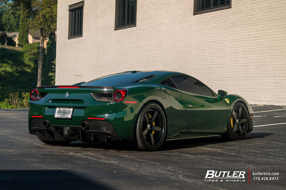 Ferrari 488 Gtb With Hre Rs105 Wheels And Pirelli Tires And Novitec Aero 29