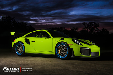Porsche GT2 RS with HRE Classic 300 Wheels and Michelin Pilot Sport Cup 2 Tires