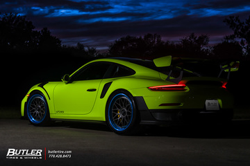 Porsche GT2 RS with HRE Classic 300 Wheels and Michelin Pilot Sport Cup 2 Tires
