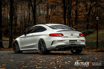 Mercedes C63S Coupe on 21in Vossen M-X6 Wheels