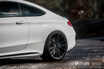 Mercedes C63S Coupe on 21in Vossen M-X6 Wheels
