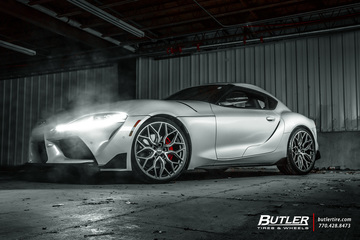 2020 Toyota Supra on 21in Vossen HF2 Wheels 