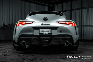 2020 Toyota Supra on 21in Vossen HF2 Wheels 