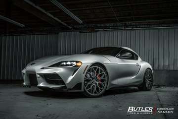 2020 Toyota Supra on 21in Vossen HF2 Wheels 
