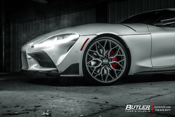 2020 Toyota Supra on 21in Vossen HF2 Wheels 