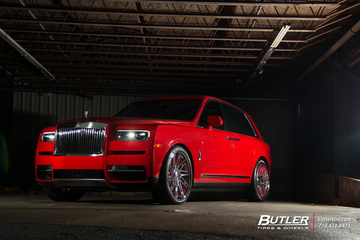 Rolls Royce Cullinan with 24in Forgiato Tecnica Tec 3.6 Wheels and Pirelli Scorpion Zero Tires