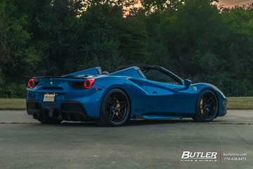 Ferrari 488 Spider on AG Luxury AGL42 Wheels by Butler Tires and Wheels in Atlanta, Ga.
