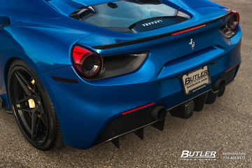 Ferrari 488 Spider on AG Luxury AGL42 Wheels by Butler Tires and Wheels in Atlanta, Ga.
