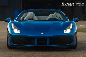 Ferrari 488 Spider on AG Luxury AGL42 Wheels by Butler Tires and Wheels in Atlanta, Ga.
