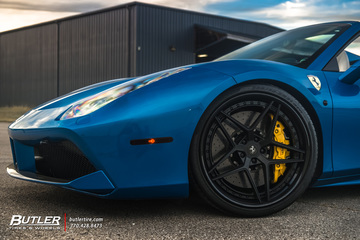 Ferrari 488 Spider on AG Luxury AGL42 Wheels by Butler Tires and Wheels in Atlanta, Ga.