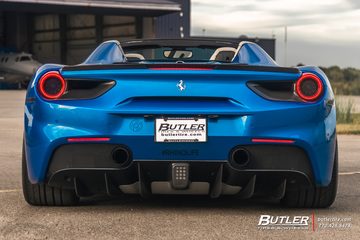 Ferrari 488 Spider on AG Luxury AGL42 Wheels by Butler Tires and Wheels in Atlanta, Ga.
