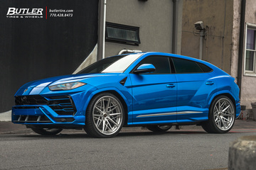Lamborghini Urus on 24in AG Luxury F538 Wheels by Butler Tires and Wheels in Atlanta, Ga.