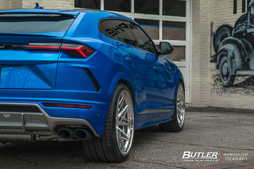 Lamborghini Urus on 24in AG Luxury F538 Wheels by Butler Tires and Wheels in Atlanta, Ga.