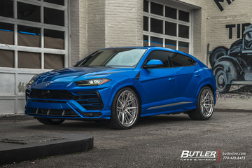 Lamborghini Urus on 24in AG Luxury F538 Wheels by Butler Tires and Wheels in Atlanta, Ga.