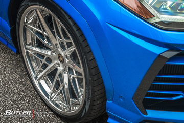 Lamborghini Urus on 24in AG Luxury F538 Wheels by Butler Tires and Wheels in Atlanta, Ga.