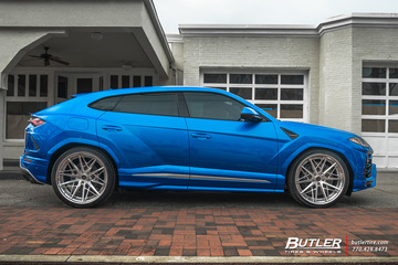 Lamborghini Urus on 24in AG Luxury F538 Wheels by Butler Tires and Wheels in Atlanta, Ga.