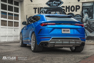 Lamborghini Urus on 24in AG Luxury F538 Wheels by Butler Tires and Wheels in Atlanta, Ga.