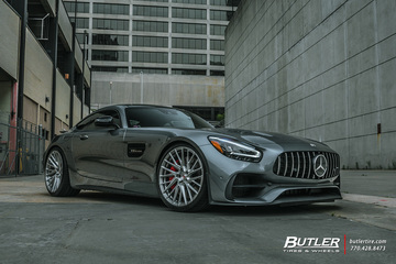 Lowered Renntech 2020 Mercedes AMG GTC Coupe with 21in Vossen EVO-6T Wheels