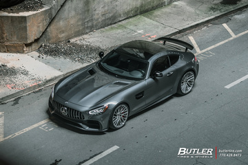 Lowered Renntech 2020 Mercedes AMG GTC Coupe with 21in Vossen EVO-6T Wheels