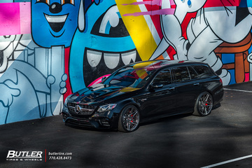 Renntech Mercedes E63s AMG Wagon with 21in Vossen EVO-5R Wheels and Michelin Pilot Sport 4S Tires