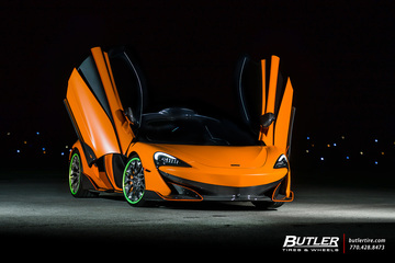 McLaren 600LT on Custom 20in and 21in HRE S200 Wheels