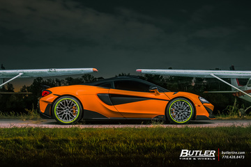 McLaren 600LT on Custom 20in and 21in HRE S200 Wheels