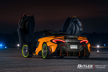 McLaren 600LT on Custom 20in and 21in HRE S200 Wheels