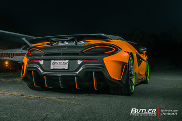 McLaren 600LT on Custom 20in and 21in HRE S200 Wheels
