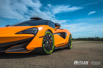 McLaren 600LT on Custom 20in and 21in HRE S200 Wheels