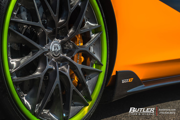 McLaren 600LT on Custom 20in and 21in HRE S200 Wheels