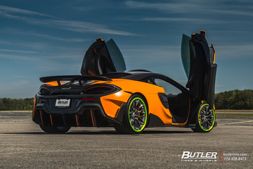 McLaren 600LT on Custom 20in and 21in HRE S200 Wheels