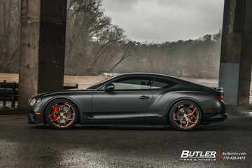 2020 Bentley GT with 22in custom HRE P111SC Wheels