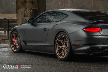 2020 Bentley GT with 22in custom HRE P111SC Wheels