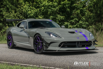 Dodge Viper Stryker ACR Extreme with 21in Avant Garde F510 Wheels