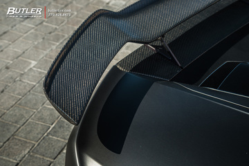 Lowered 1016 Industries Lamborghini Huracan Spyders on custom 21in Savini SV88D Wheels