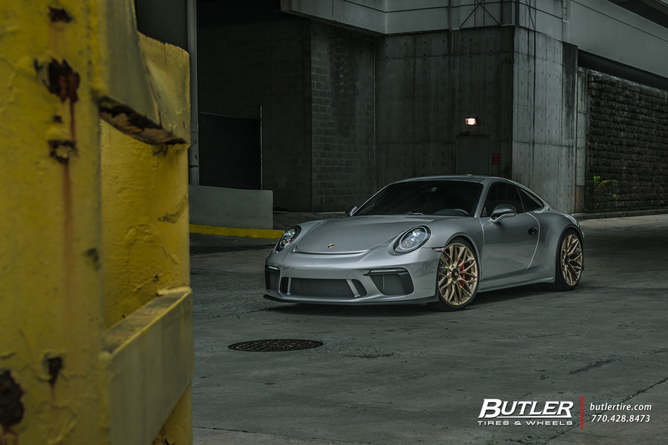 Porsche 991.2 Gt3 Touring With 21in Hre P200 Wheels And Michelin Ps4 S Tires  Sb 21