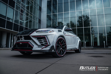 Mansory Widebody Lamborghini Urus on Custom 24in AG Luxury Wheels