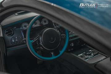 Black Badge Adamas Rolls Royce Wraith on 22in Vossen ML-R1 Wheels