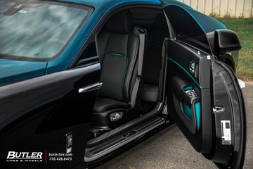 Black Badge Adamas Rolls Royce Wraith on 22in Vossen ML-R1 Wheels