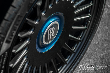 Black Badge Adamas Rolls Royce Wraith on 22in Vossen ML-R1 Wheels