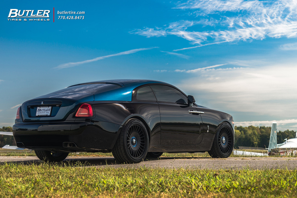 Rolls Royce Wraith Adamas Edition With 22in Vossen Ml R1 Wheels And Pirelli Scorpion Zero Tires 21