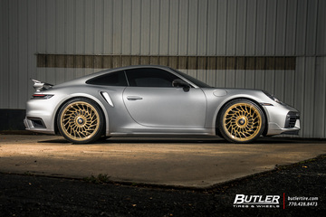 2021 Porsche 992 Turbo S on custom Vossen ML-R2 Wheels