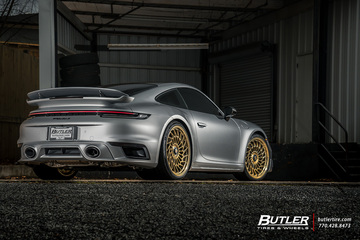 2021 Porsche 992 Turbo S on custom Vossen ML-R2 Wheels