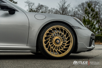 2021 Porsche 992 Turbo S on custom Vossen ML-R2 Wheels