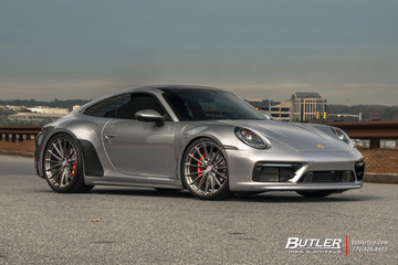 Porsche 992 911 Carrera S on 22in HRE P103 Wheels